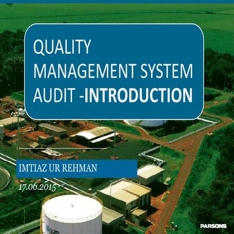 QMS Audit Process June 2015