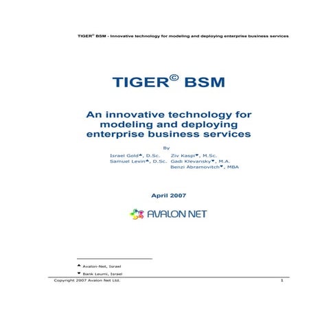 TigerBSM