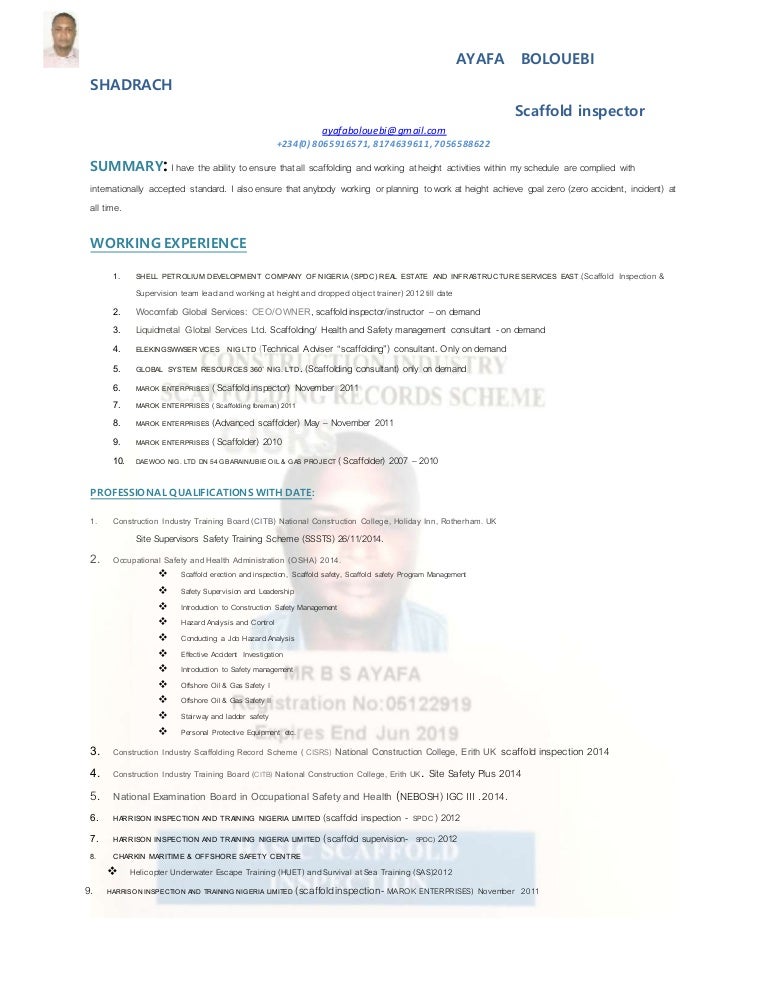 Curriculum vitae example for job image