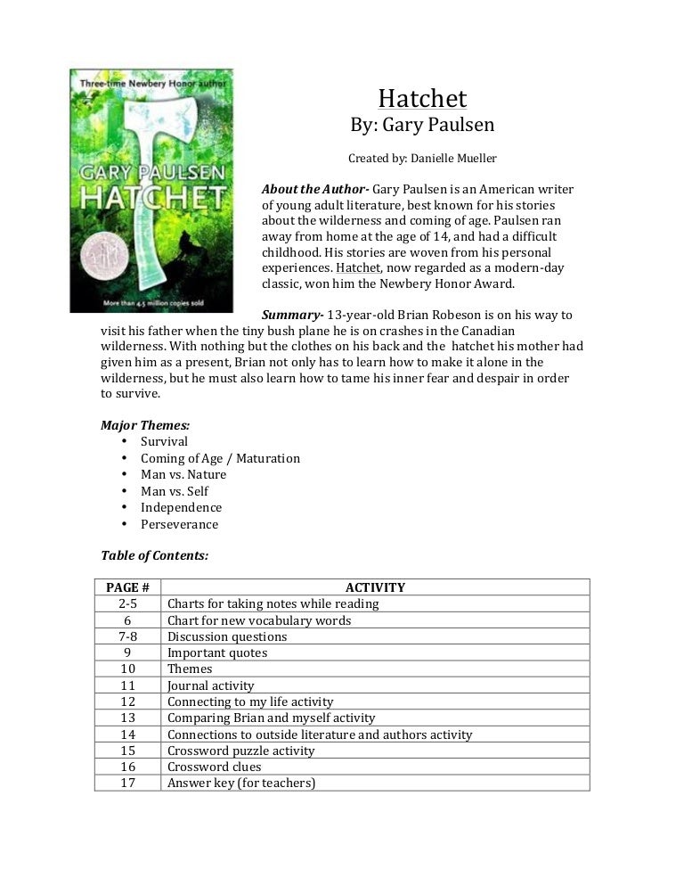 Sociology Of Community Service Learning Hatchet