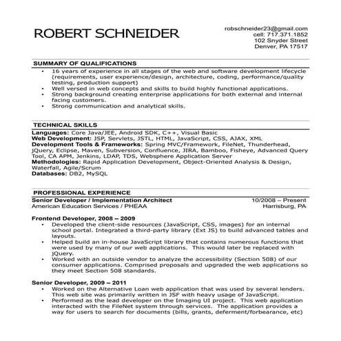resume-rob-schneider