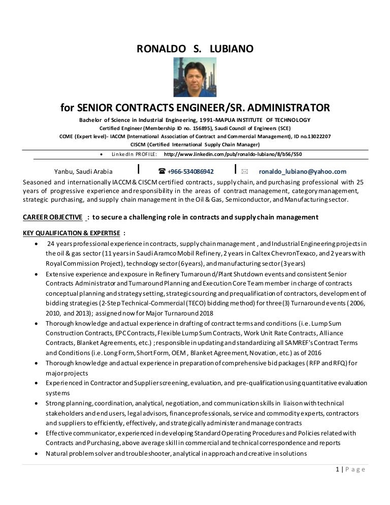 Curriculum vitae ronaldo picture