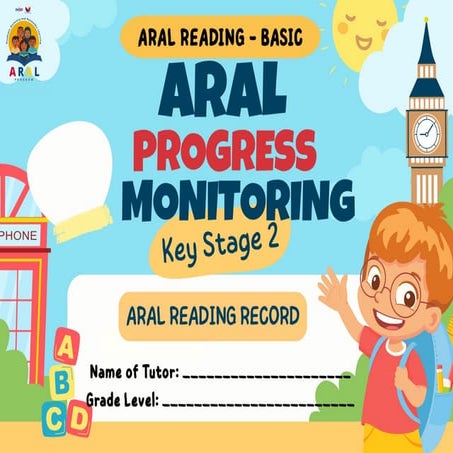 Comprehensive ARAL Tutoring Progress and Attendance Tracker | DOCX