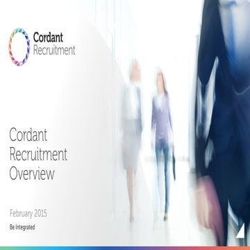 Cordant Recruitment Overview | PDF | Job Search | Careers