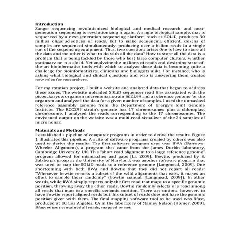 UCSC MS bioinformatics report 2010