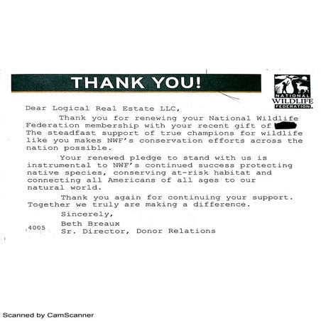 appreciation letter