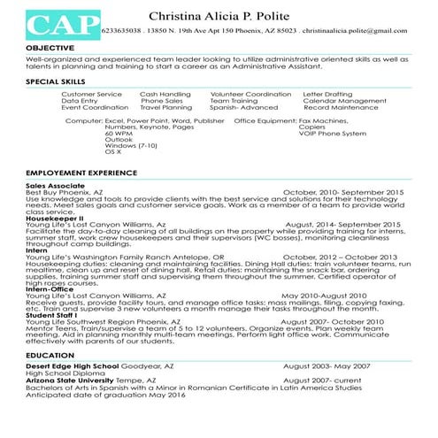 Caleb Stevens Resume (1)-2015 | PDF