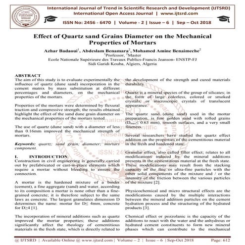 IRJET- Comparative Analysis of River Sand, M-Sand and Quarry Sand | PDF