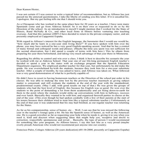 Rodriguez letter of recommendation | PDF