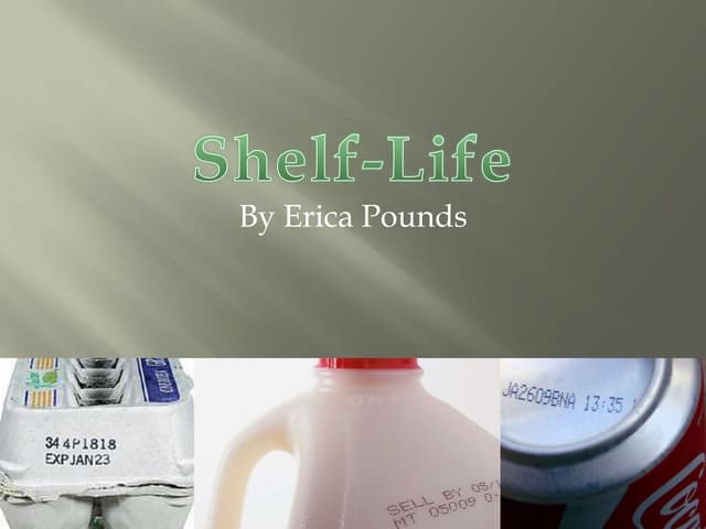 Shelf life-study-webinar-slides-102815 | PDF
