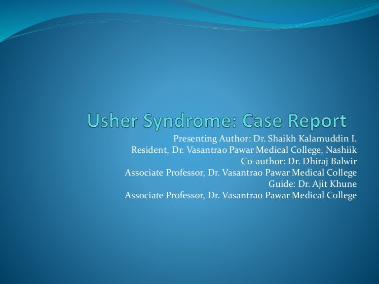 usher syndrome causes