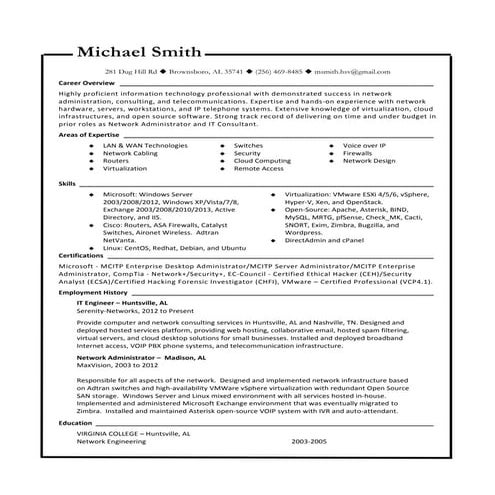 Resume_Michael_Smith_2015