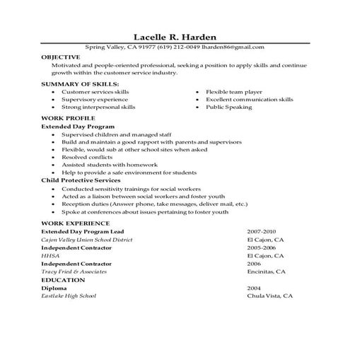 Lacelle Harden Resume1