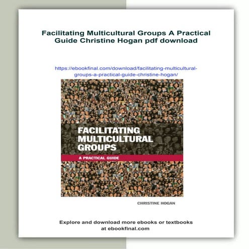 Facilitating Multicultural Groups A Practical Guide Christine Hogan | PDF