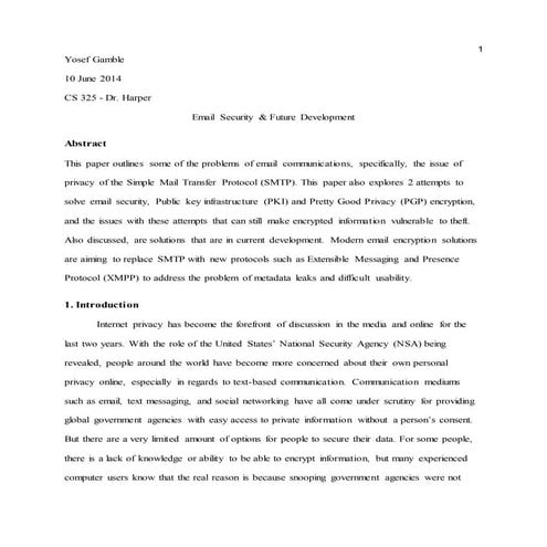 YosefGamble_Writing_Sample_Email_Security