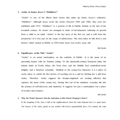 GROUP ARABY SEMINAR REPORT