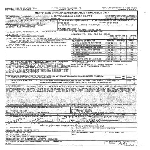 DocumentDisplay dd214 | PDF