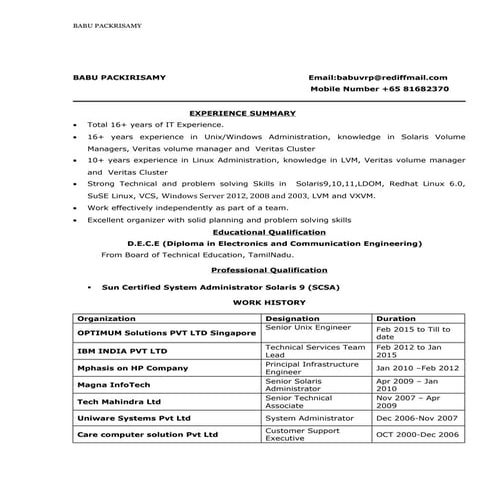 Babu_Linux_Solaris_CV