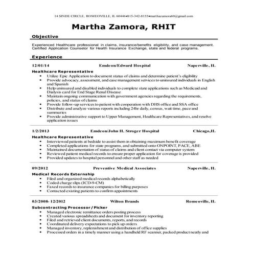Revised MZ RESUME