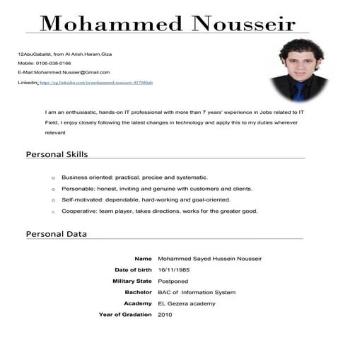Mohammed Nousseir