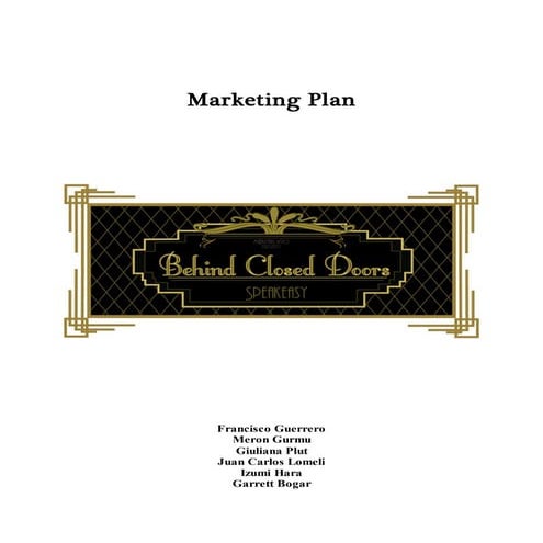 Mktg490 Business Plan Final