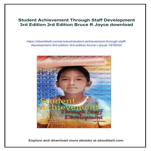 Student Achievement Through Staff Development 3rd Edition 3rd Edition ...