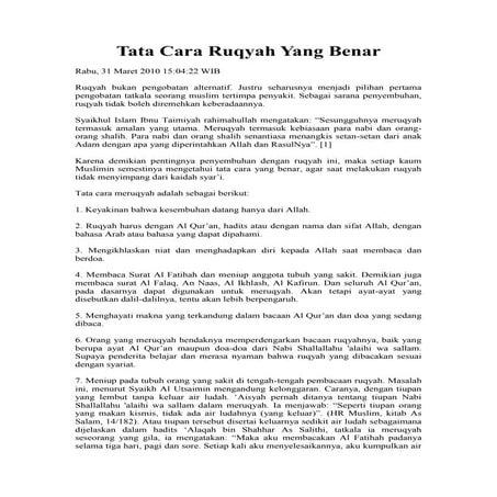 Indeks ayatul ruqyah | DOCX