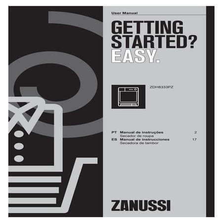 Secadora ZANUSSI ZDH8333PZ