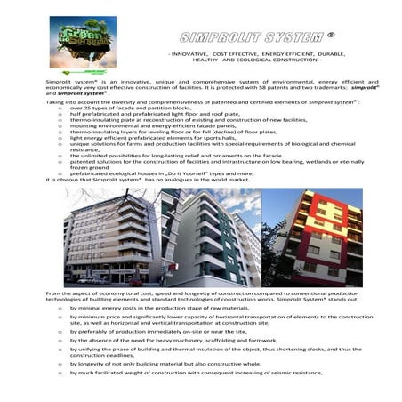 Simprolit system - min eng | DOC