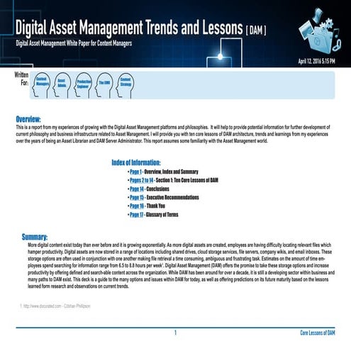 10 Core Lessons of Asset Management