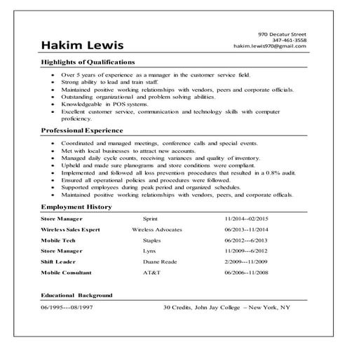 Lindsey Resume | DOC