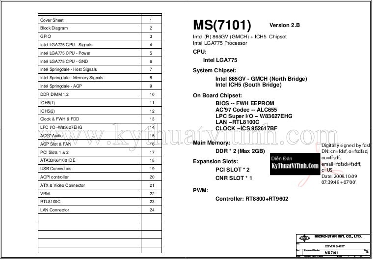 93e23 Msi Ms 7101 Rev 2b Sch