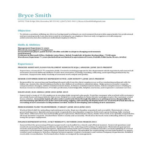 Bryce Smith New Resume Format Feb 2016 | DOCX