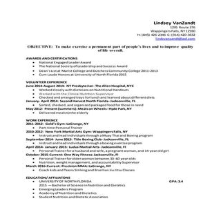Lindsey Resume