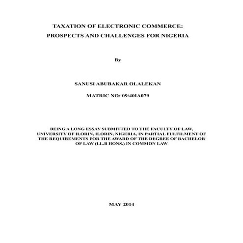 E-Commerce and taxation final editing