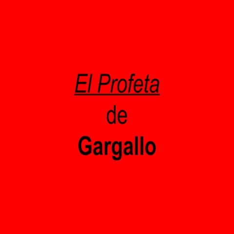 94 el profeta de gargallo