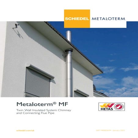 Schiedel Metaloterm MFflue system