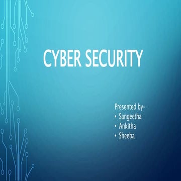 Cyber security best practices power point presentation | PPTX