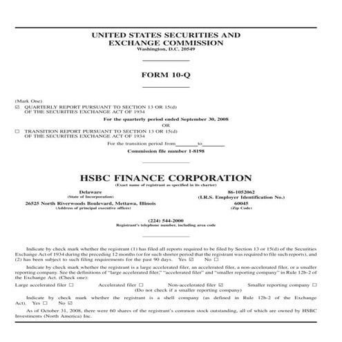 HSBC Finance Corporation