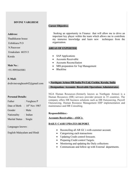 Divine Updated Resume