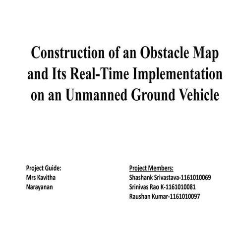 Unmanned Ground Vehicle