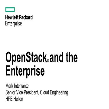 OpenStack Trends for the Enterprise