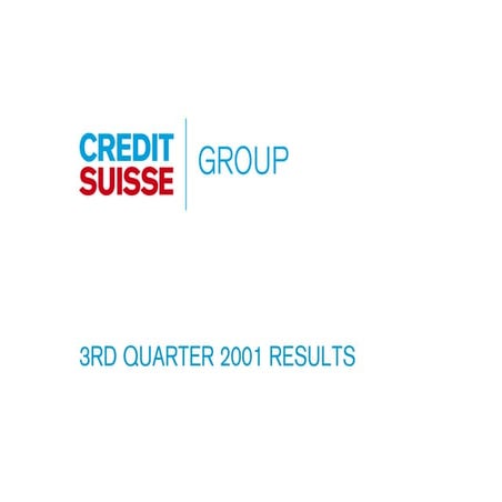 credit-suisse Slides - Presentation to analysts and media