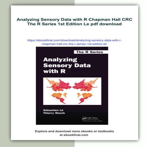 Analyzing Sensory Data with R Chapman Hall CRC The R Series 1st Edition Le