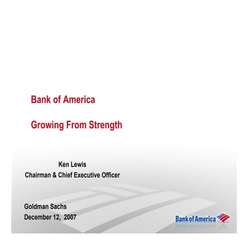 Goldman Sachs Financial Services Conference 