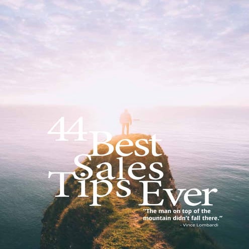 44-best-sales-tips-ever