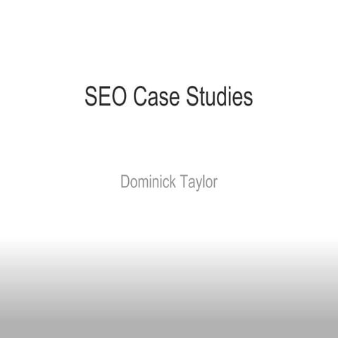 SEO Case Studies