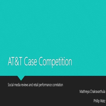 ATT Case Competition Presentation