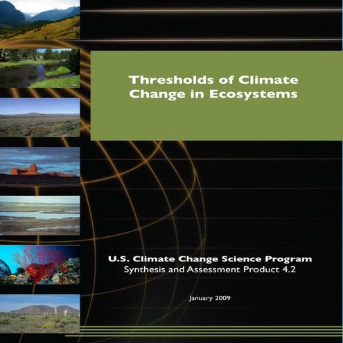 Thresholds of Climate Change in Ecosystems | PDF