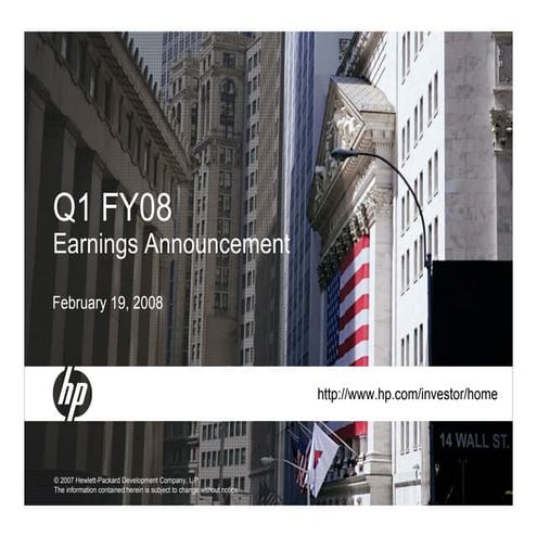 hp 2006 Presentation